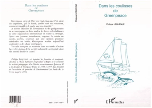 Dans les coulisses de Greenpeace - Philippe Lequenne - Editions L'Harmattan