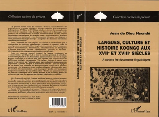 Langues, culture et histoire Koongo au XVIIIème siècle - Jean de Dieu Nsonde - Editions L'Harmattan