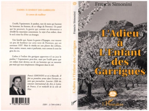 L'adieu à l'enfant des garrigues - Francis Simonini - Editions L'Harmattan