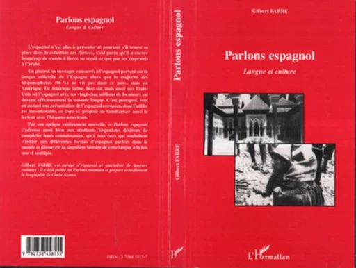 PARLONS ESPAGNOL - Gilbert Fabre - Editions L'Harmattan