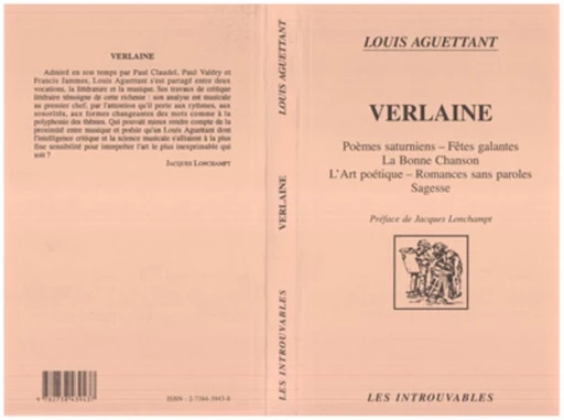 Verlaine - Louis Aguettant - Editions L'Harmattan