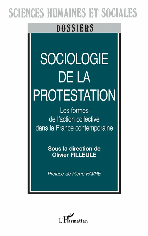 Sociologie de la protestation -  - Editions L'Harmattan