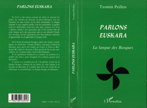 Parlons euskara - Txomin Peillen - Editions L'Harmattan