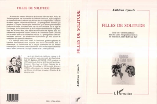 Filles de solitude - Kathleen Gyssels - Editions L'Harmattan