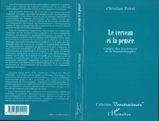 Le cerveau et la pensée - Christian Poirel - Editions L'Harmattan