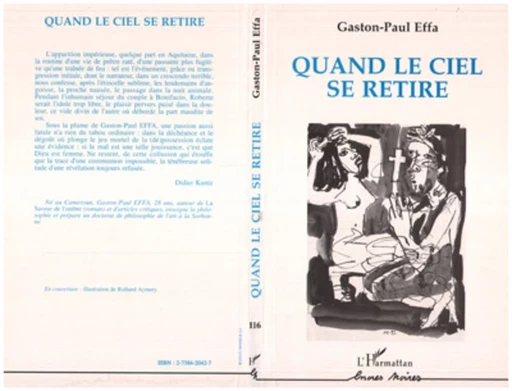 Quand le ciel se retire - Gaston-Paul Effa - Editions L'Harmattan