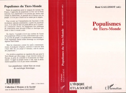 POPULISMES DU TIERS-MONDE -  - Editions L'Harmattan