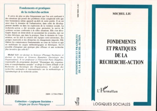 Fondements et pratiques de la recherche-action - Michel Liu - Editions L'Harmattan