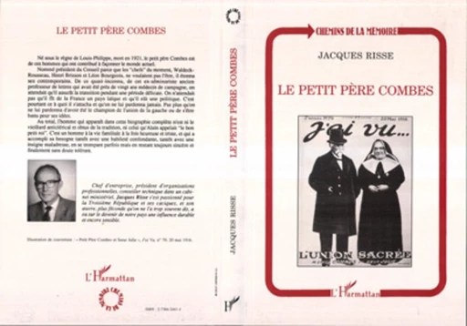 Le petit père Combes - Jacques Risse - Editions L'Harmattan