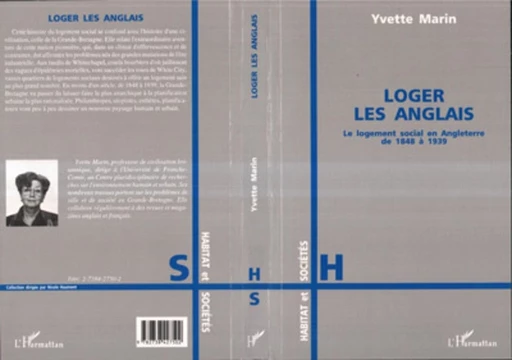 Loger les Anglais - Yvette Marin - Editions L'Harmattan