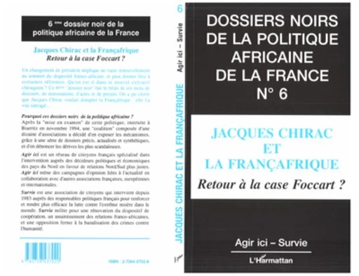 Jacques Chirac et la Françafrique -  - Editions L'Harmattan