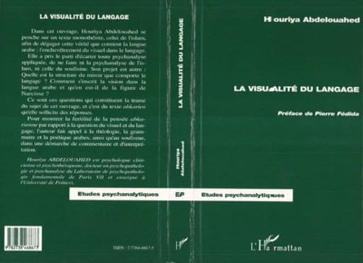 La Visualité du Langage - Houriya Abdelouahed - Editions L'Harmattan