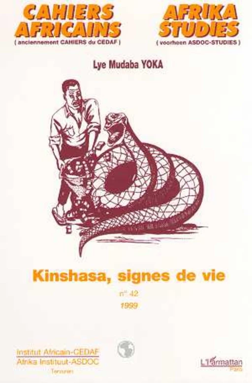 KINSHASA, SIGNES DE VIE - Lye Mudaba Yoka - Editions L'Harmattan