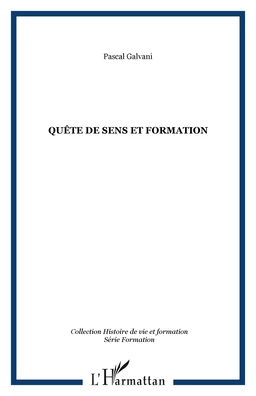 Quête de sens et formation