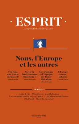 Esprit décembre 2017 Nous, l'Europe et les autres