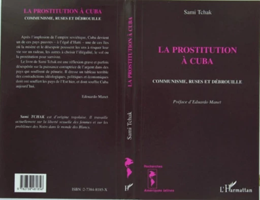 LA PROSTITUTION A CUBA - Sami Tchak - Editions L'Harmattan