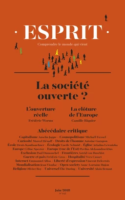 Esprit juin 2018 La société ouverte ?