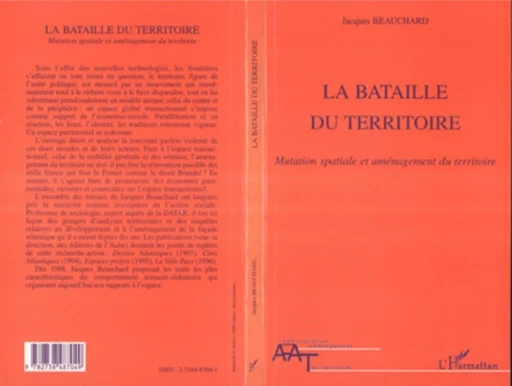 LA BATAILLE DU TERRITOIRE - Jacques Beauchard - Editions L'Harmattan