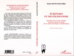 ÉCRITURES ET MULTILINGUISME