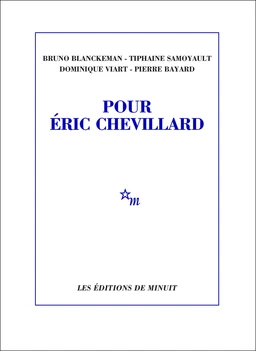 Pour Éric Chevillard