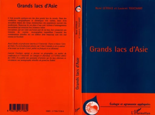 GRANDS LACS D'ASIE -  Touchart laurent, René Letolle - Editions L'Harmattan