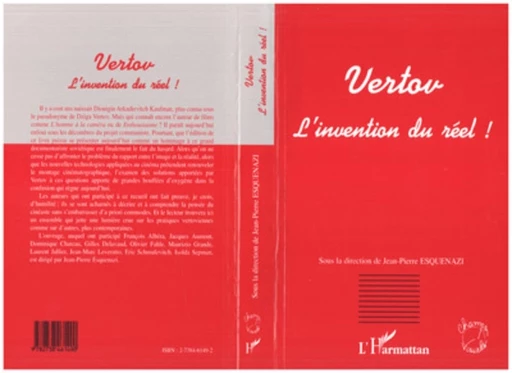 VERTOV - Jean-Pierre ESQUENAZI - Editions L'Harmattan