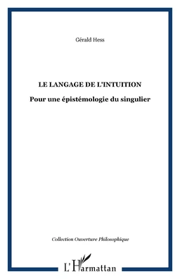 Le Langage de l'intuition