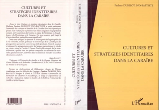 CULTURES ET STRATÉGIES IDENTITAIRES DANS LA CARAÏBE - Paulette Durizot Jno-Baptiste - Editions L'Harmattan