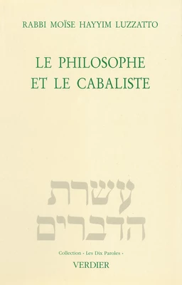 Le philosophe et le cabaliste