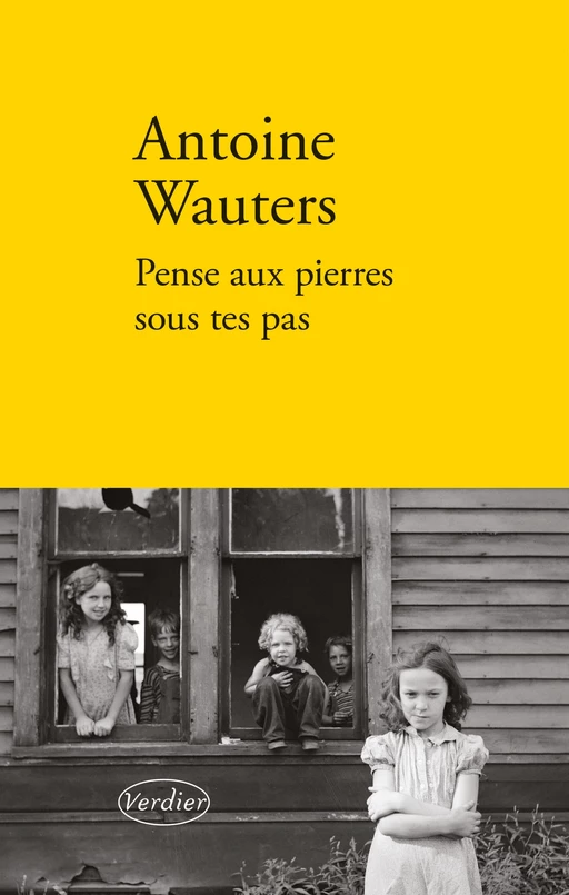 Pense aux pierres sous tes pas - Antoine Wauters - Editions Verdier