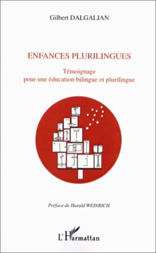 ENFANCES PLURILINGUES - Gilbert Dalgalian - Editions L'Harmattan