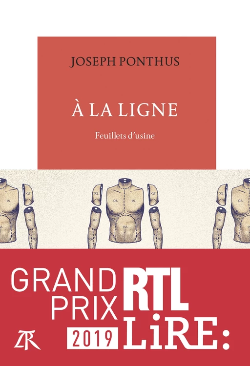 À la ligne. Feuillets d'usine - Joseph Ponthus - Editions de la Table Ronde