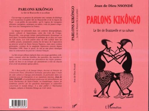 PARLONS KIKONGO - Jean de Dieu Nsonde - Editions L'Harmattan