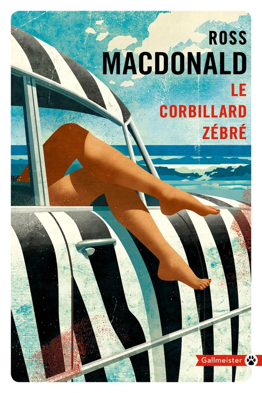 Le Corbillard zébré - Ross Macdonald - Editions Gallmeister