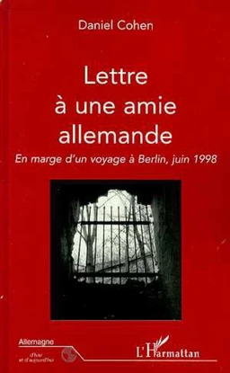 LETTRE A UNE AMIE ALLEMANDE