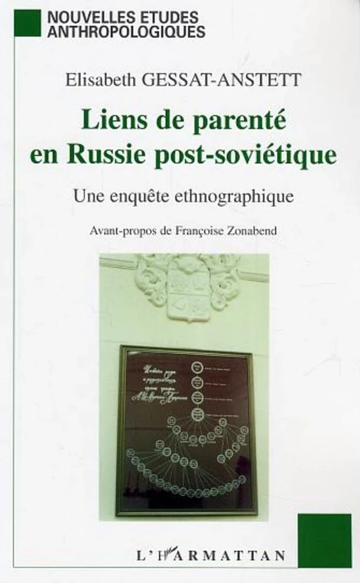 Liens de parenté en Russie post-soviétique - Elisabeth Gessat-Anstett - Editions L'Harmattan