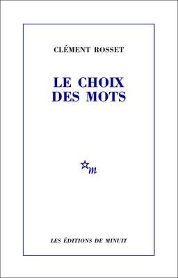 Le Choix des mots