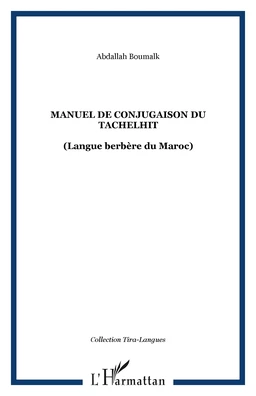 Manuel de conjugaison du tachelhit