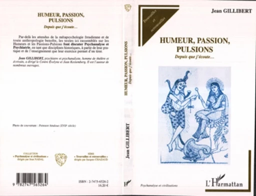 Humeurs, passion, pulsions - Jean Gillibert - Editions L'Harmattan