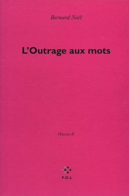 L'Outrage aux mots