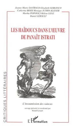 LES HAÏDOUCS DANS L'UVRE DE PANAÏT ISTRATI