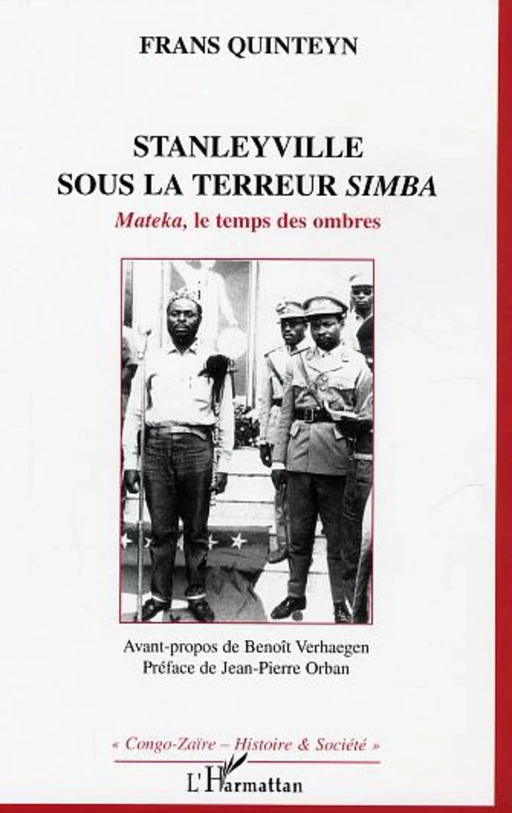 Mateka, le temps des ombres - Frans Quinteyn - Editions L'Harmattan