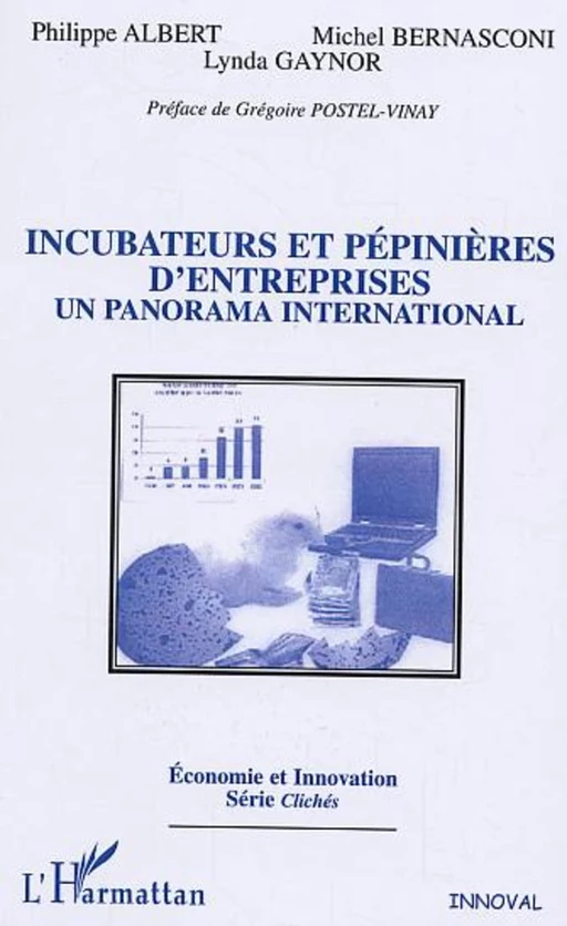 Incubateurs et pépinières d'entreprises - Lynda Gaynor, Michel Bernasconi, Philippe Albert - Editions L'Harmattan