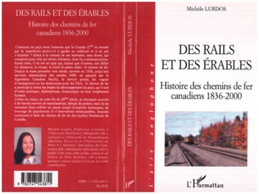 Des rails et des érables - Michèle Lurdos - Editions L'Harmattan