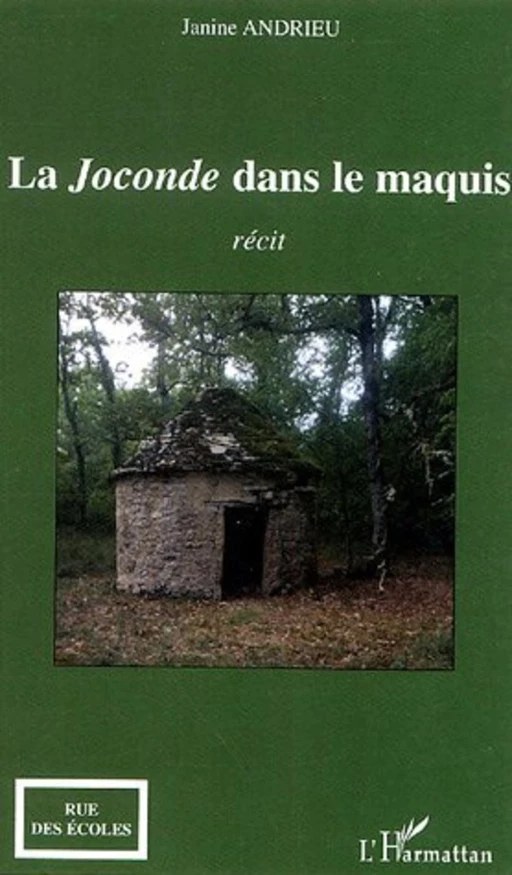 La Joconde dans le maquis - Janine Andrieu - Editions L'Harmattan