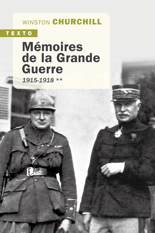 Mémoires de la Grande Guerre Tome 2 - Winston Churchill - Tallandier