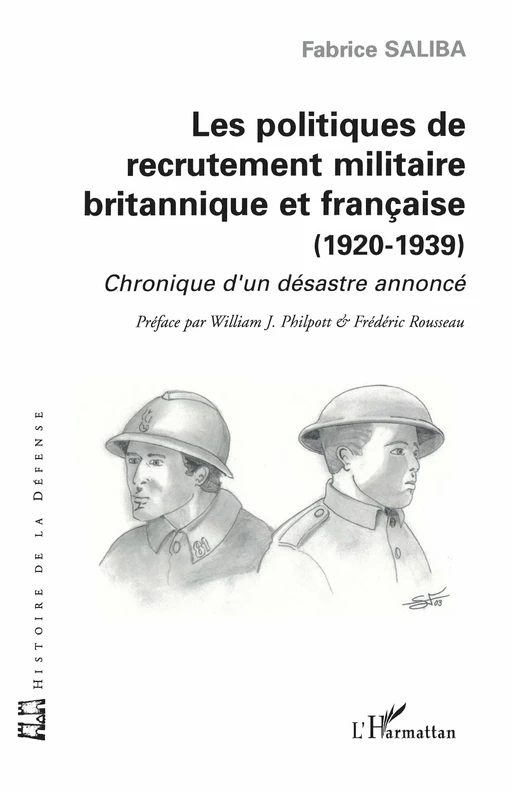 Les politiques de recrutement militaire britannique et franç - Fabrice Saliba - Editions L'Harmattan