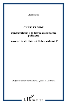 CHARLES GIDE