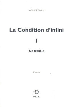 La Condition d'infini I