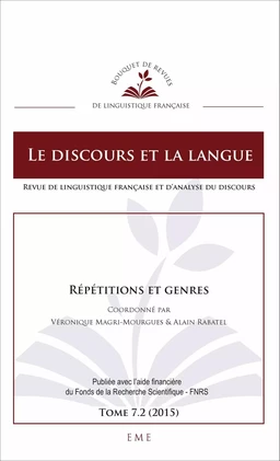 Répétitions et genres